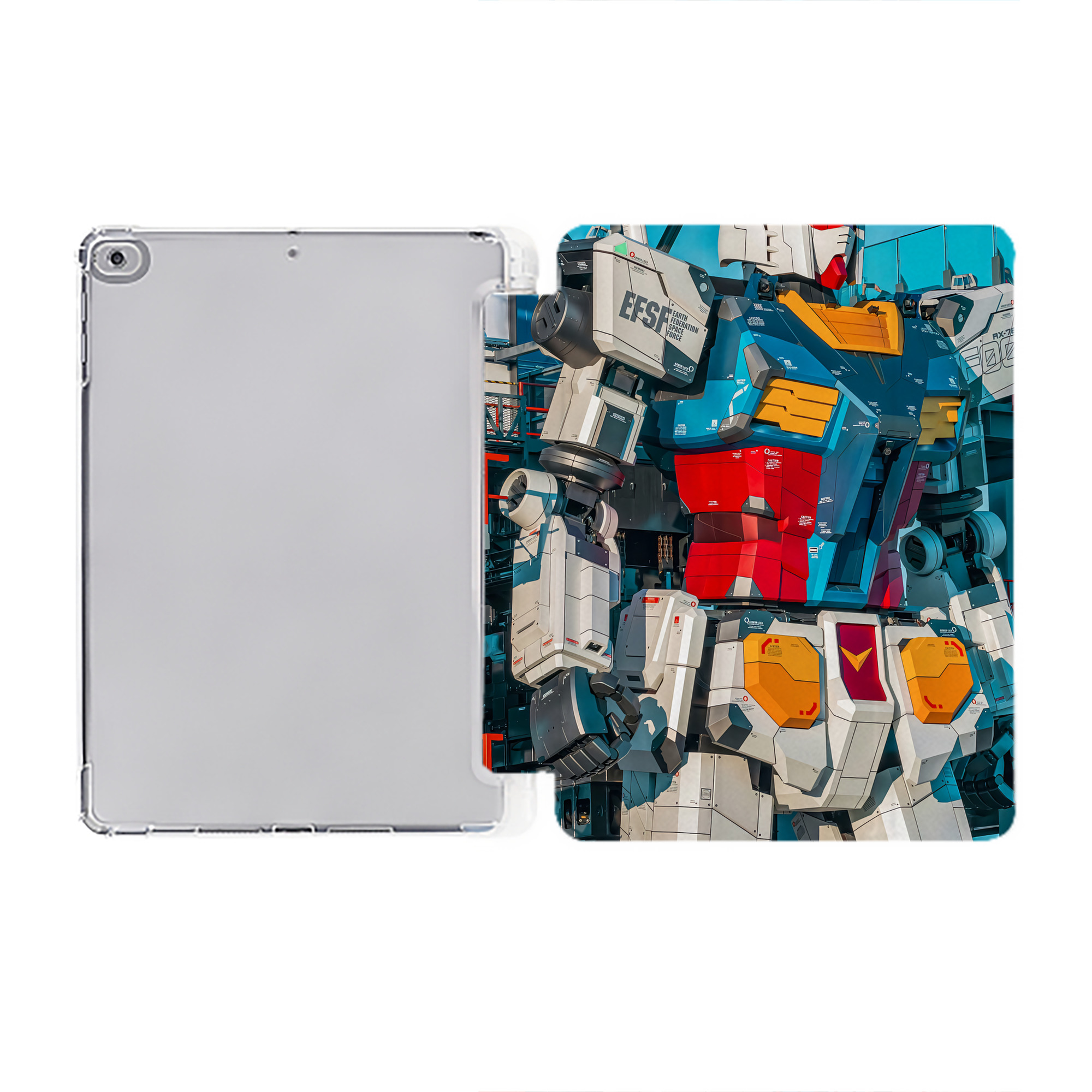 （画像用） Transformers トランスフォーマー IPad ケース ペン収納付き 三つ折りスタンド PUレザー×シリコン 対応機種9.5/10.5/10.9インチ